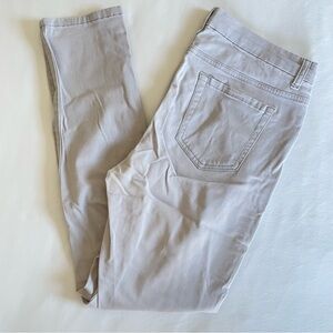 Jones New York- Astor stretch pull on pant light grey-women’s 8